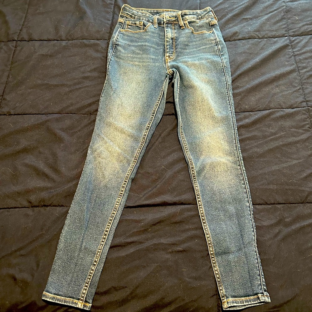 Old Navy “Rockstar” Extra High Waisted 360° Skinny Jeans